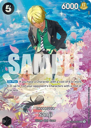 Sanji (SP) #ST14-003-sp · Royal Blood One Piece card