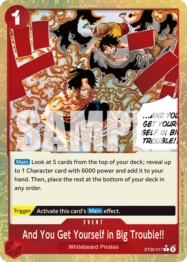 And You Get Yourself in Big Trouble!! (Parallel) full card art