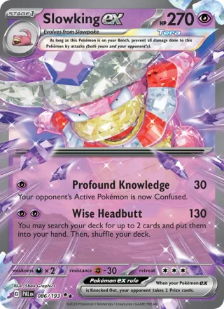 Slowking ex #086 · Paldea Evolved Pokémon card
