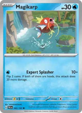 Magikarp #042 · Paldea Evolved Pokémon card