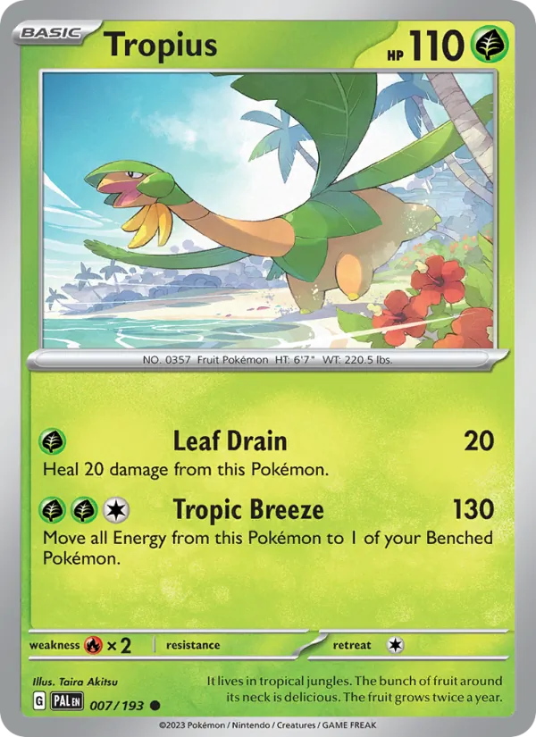 Tropius full card art