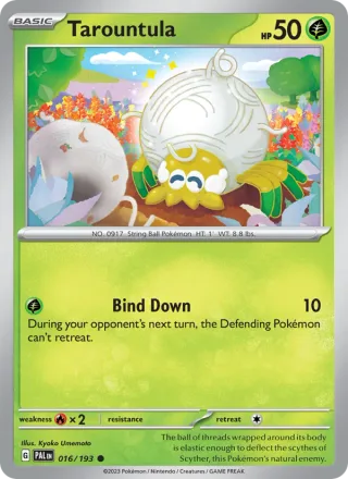 Tarountula #016 · Paldea Evolved Pokémon card