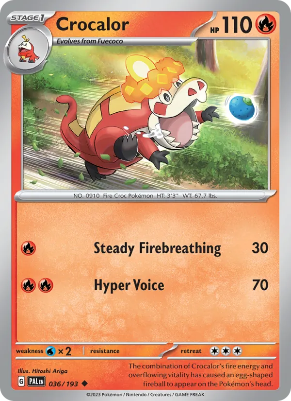 Crocalor full card art