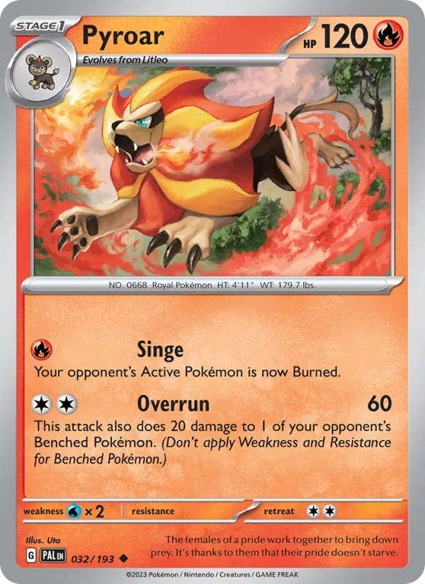 Pyroar full card art