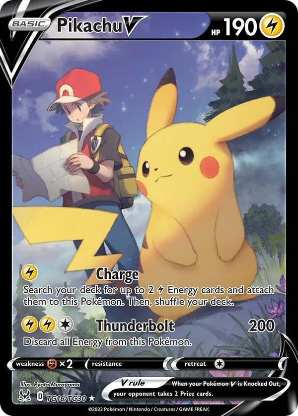 Pikachu V full card art