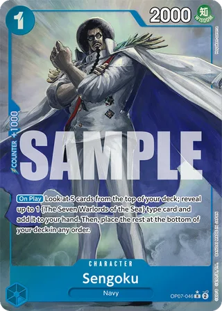 Sengoku (Parallel) #OP07-046-parallel · 500 Years in the Future One Piece card