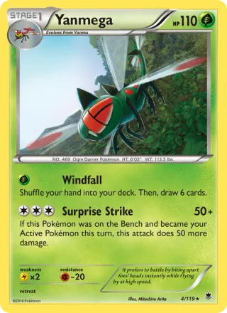 Yanmega #4 · Phantom Forces Pokémon card