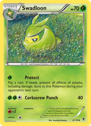 Swadloon #6 · Phantom Forces Pokémon card