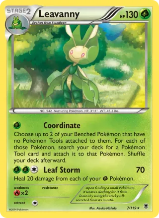 Leavanny #7 · Phantom Forces Pokémon card