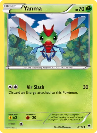 Yanma #3 · Phantom Forces Pokémon card