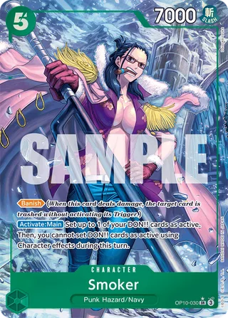 Smoker (Parallel) #OP10-030-parallel · Royal Blood One Piece card