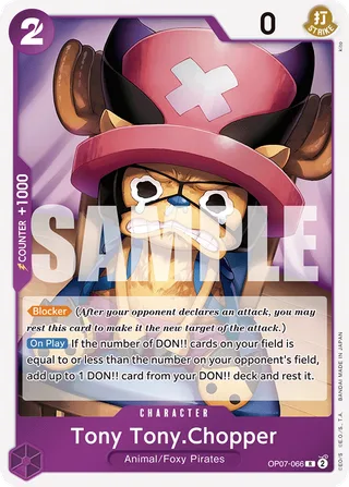 Tony Tony.Chopper #OP07-066 · 500 Years in the Future One Piece card