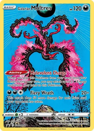 Galarian Moltres #SWSH284 · SWSH Black Star Promos Pokémon card