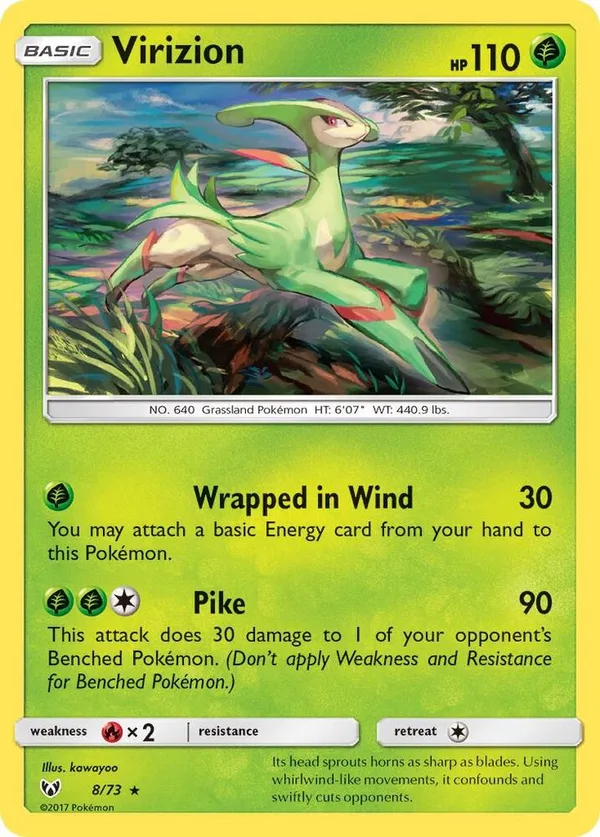 Virizion full card art