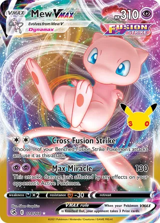 Mew VMAX #026 · 30th Classic Collection Pokémon card