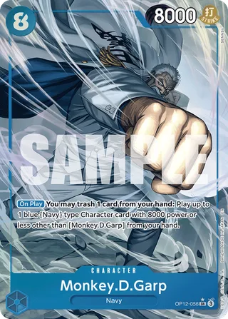 Monkey.D.Garp (Alternate Art) #OP12-056-alternate-art · Legacy of the Master One Piece card