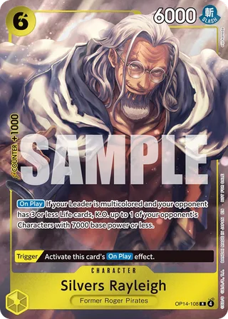 Silvers Rayleigh (One Piece Card Game Illustration Box Vol. 7) #OP14-108-one-piece-card-game-illustration-box-vol-7 · One Piece Promotion Cards One Piece card