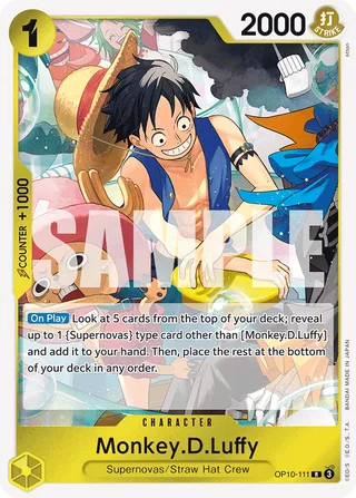 Monkey.D.Luffy #OP10-111 · Royal Blood One Piece card