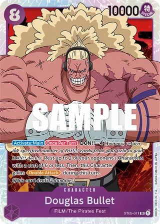 Douglas Bullet #ST05-011 · ST-05: Starter Deck 5 Film Edition One Piece card