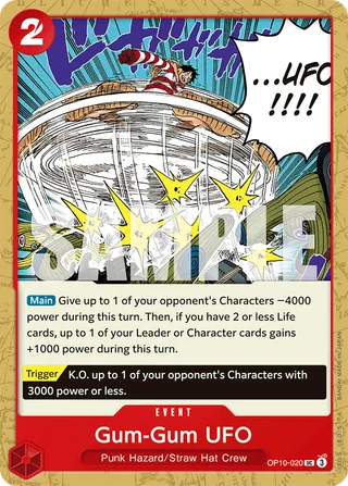 Gum-Gum UFO #OP10-020 · Royal Blood One Piece card
