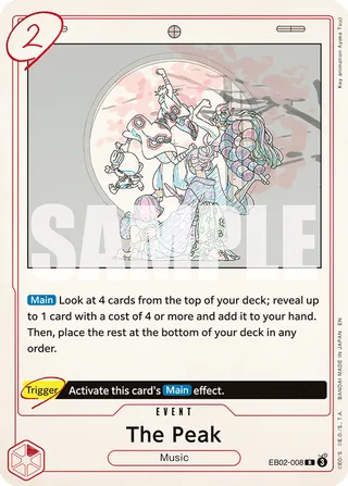 The Peak #EB02-008 · Extra Booster: Anime 25th Collection One Piece card