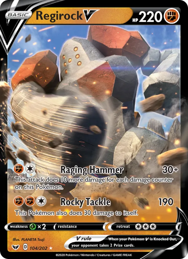 Regirock V full card art