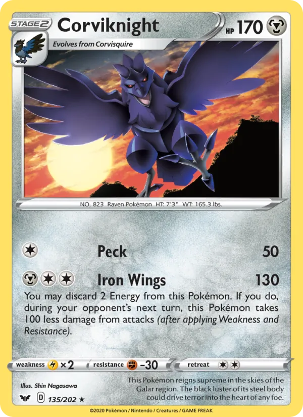 Corviknight full card art