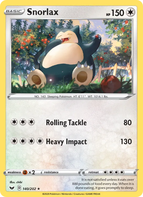 Snorlax full card art