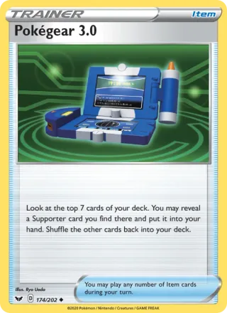 Pokégear 3.0 #174 · Sword & Shield Pokémon card