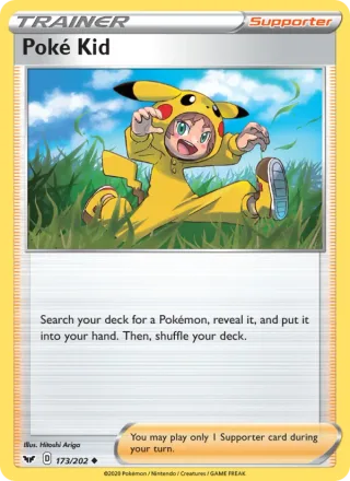 Poké Kid #173 · Sword & Shield Pokémon card