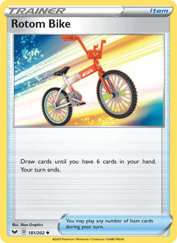 Rotom Bike full card art