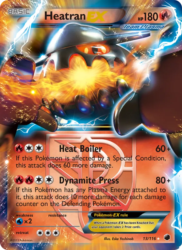 Heatran-EX full card art