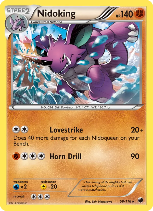 Nidoking full card art