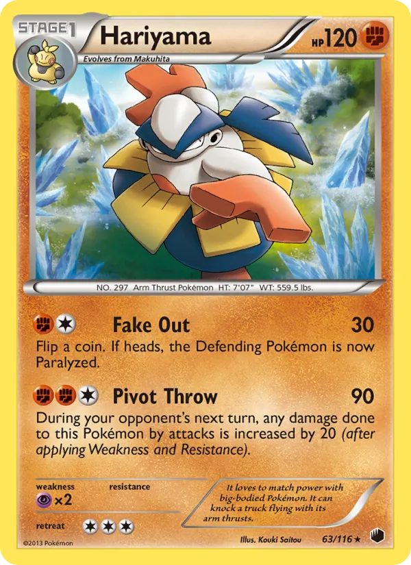 Hariyama full card art