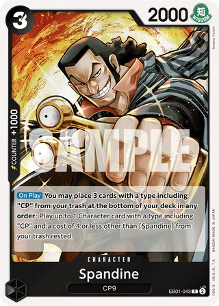 Spandine #EB01-043 · Extra Booster: Memorial Collection One Piece card