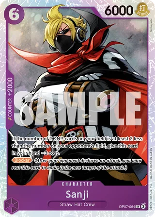 Sanji #OP07-064 · 500 Years in the Future One Piece card