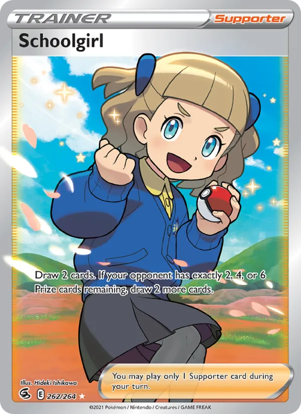 Schoolgirl full card art