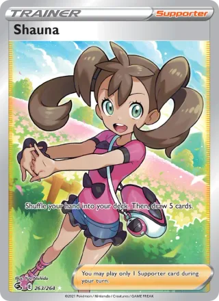 Shauna #263 · Fusion Strike Pokémon card
