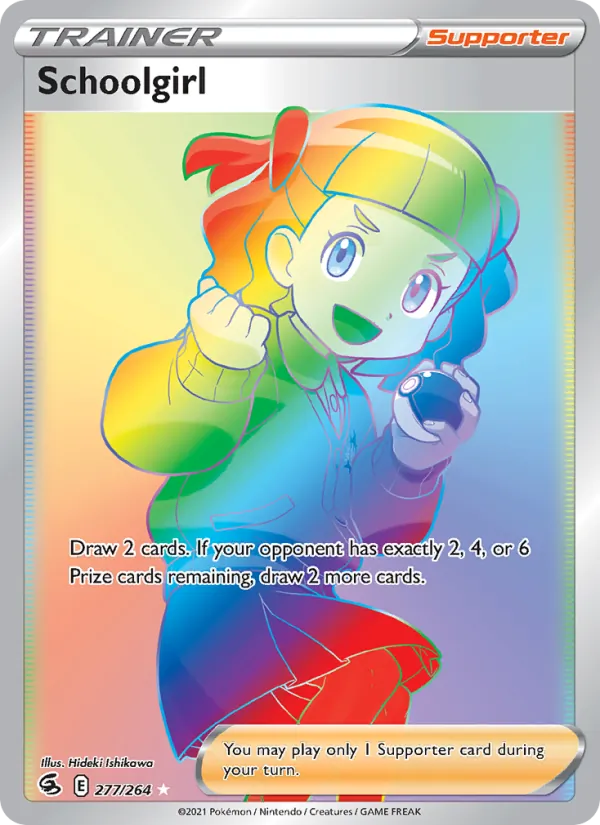 Schoolgirl full card art
