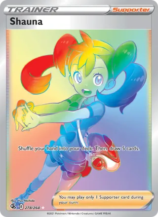 Shauna #278 · Fusion Strike Pokémon card