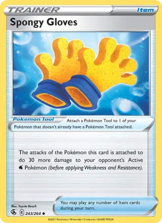 Spongy Gloves card