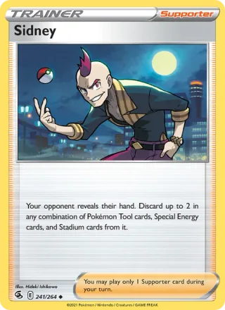 Sidney #241 · Fusion Strike Pokémon card