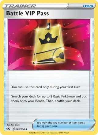 Battle VIP Pass card