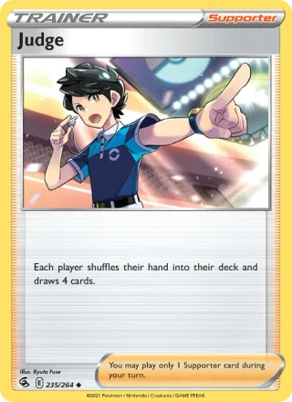 Judge #235 · Fusion Strike Pokémon card