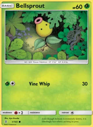 Bellsprout #1 · Guardians Rising Pokémon card
