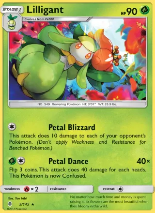 Lilligant #5 · Guardians Rising Pokémon card