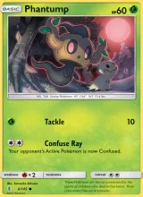 Phantump #6/145 · Guardians Rising Pokémon card