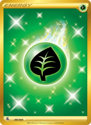 Grass Energy #283 · Fusion Strike Pokémon card