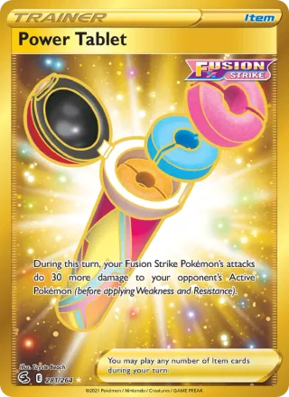 Power Tablet #281 · Fusion Strike Pokémon card