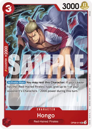 Hongo (Tournament Pack 2025 Vol. 2) #OP09-011-tournament-pack-2025-vol-2 · One Piece Promotion Cards One Piece card